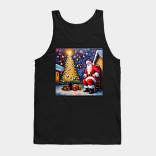 Christmas art (1) Tank Top